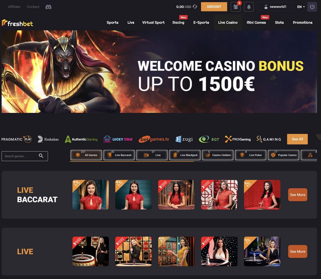 Freshbet Casino Site Review 2026