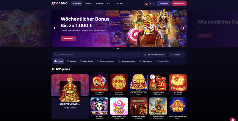 Sportspelmarknaden hos NV Gambling Enterprise